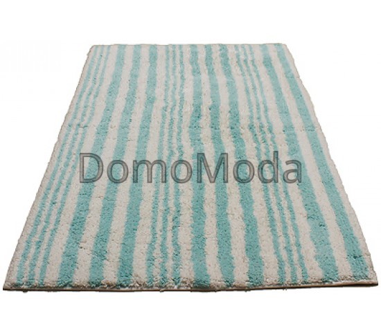 Коврик для ванной Indian Handmade Strip RIS-BTH-5223 BLUE - высокое качество по лучшей цене в Украине